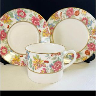 ロイヤルウースターのケーキ皿とサーバーのセット