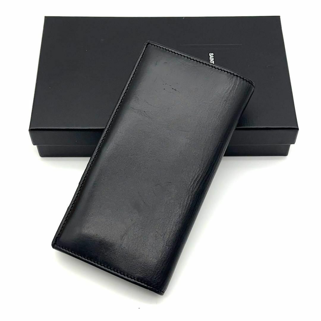 極美品✨サンローラン 長財布 キャビアスキン カサンドラロゴ ピンク