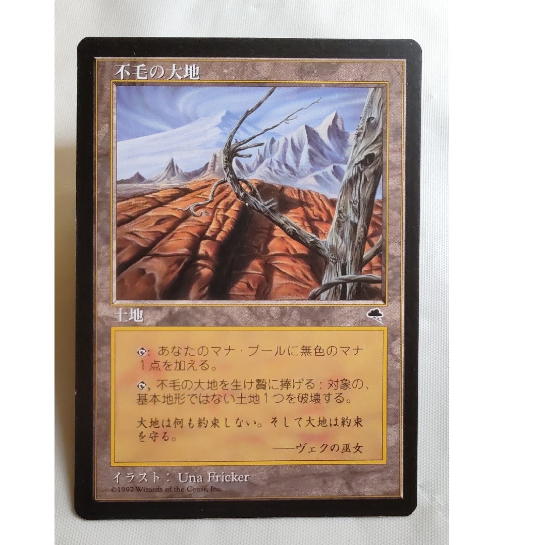 不毛の大地/Wasteland ジャッジ褒賞 FOIL その2 不毛の大地/Wasteland