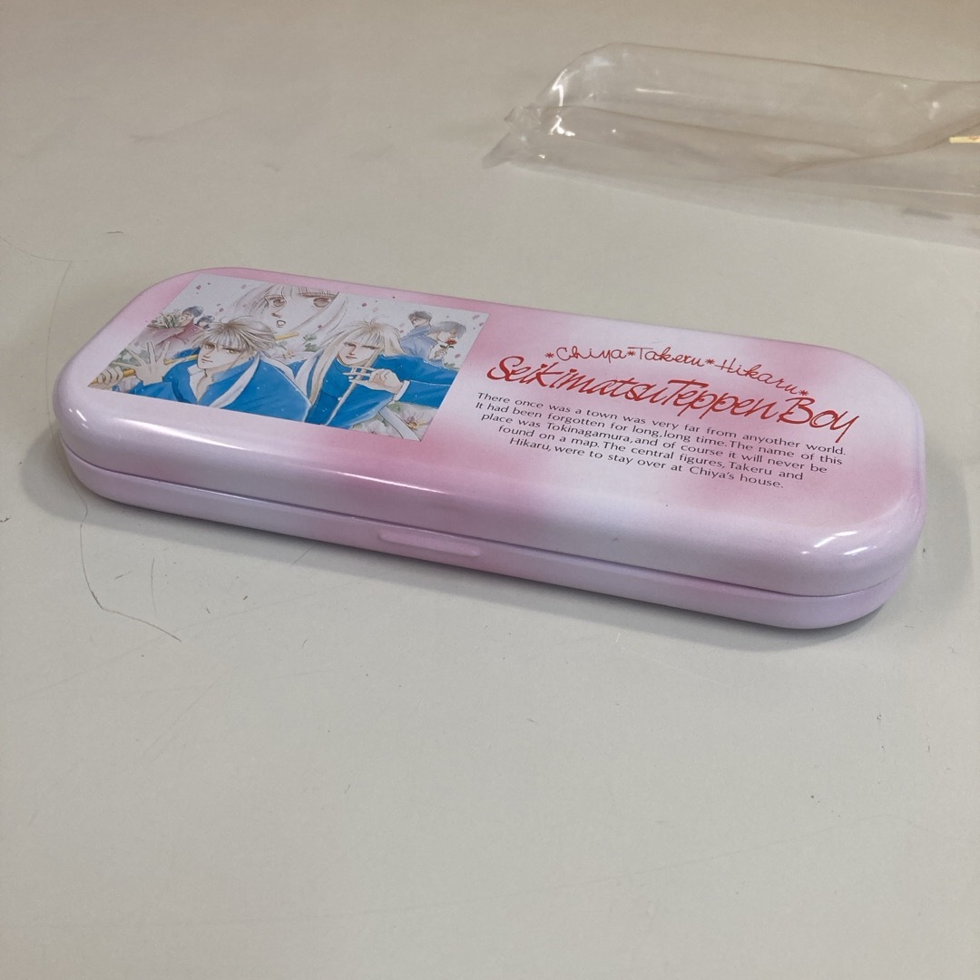 激レア！昭和レトロ SAN-X 牛デザイン 筆箱 1988年製 筆入れ 缶ケース