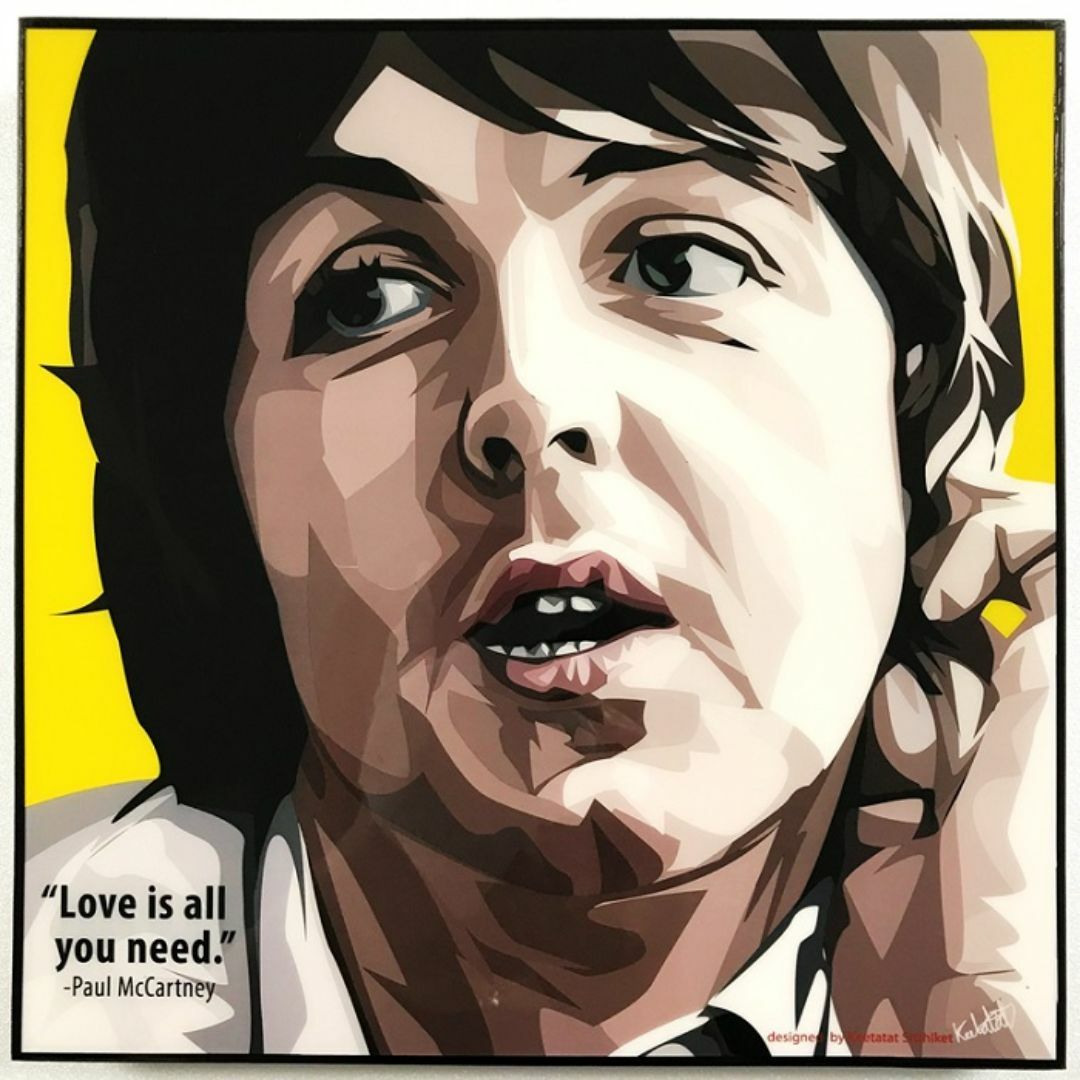 ポールマッカートニー ビートルズ パネル