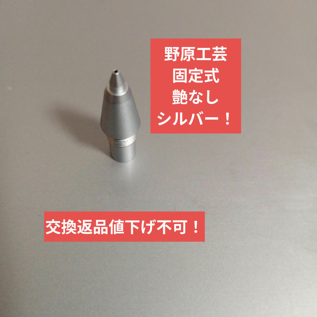 野原工芸固定式口金 未開封艶消しシルバー旧型