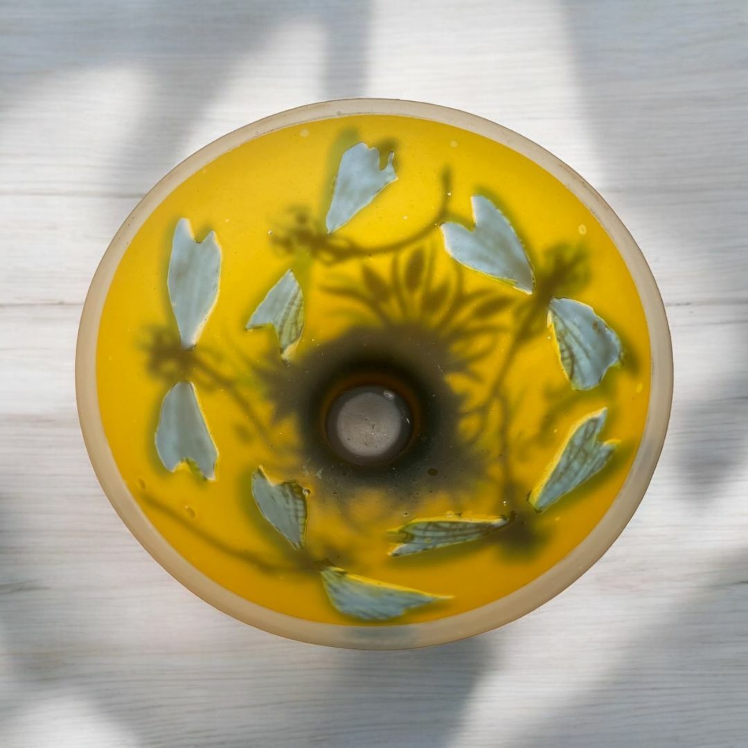 ◇証明書付◇EmileGalleエミールガレ ボンボニエール 小鉢 カメオ彫