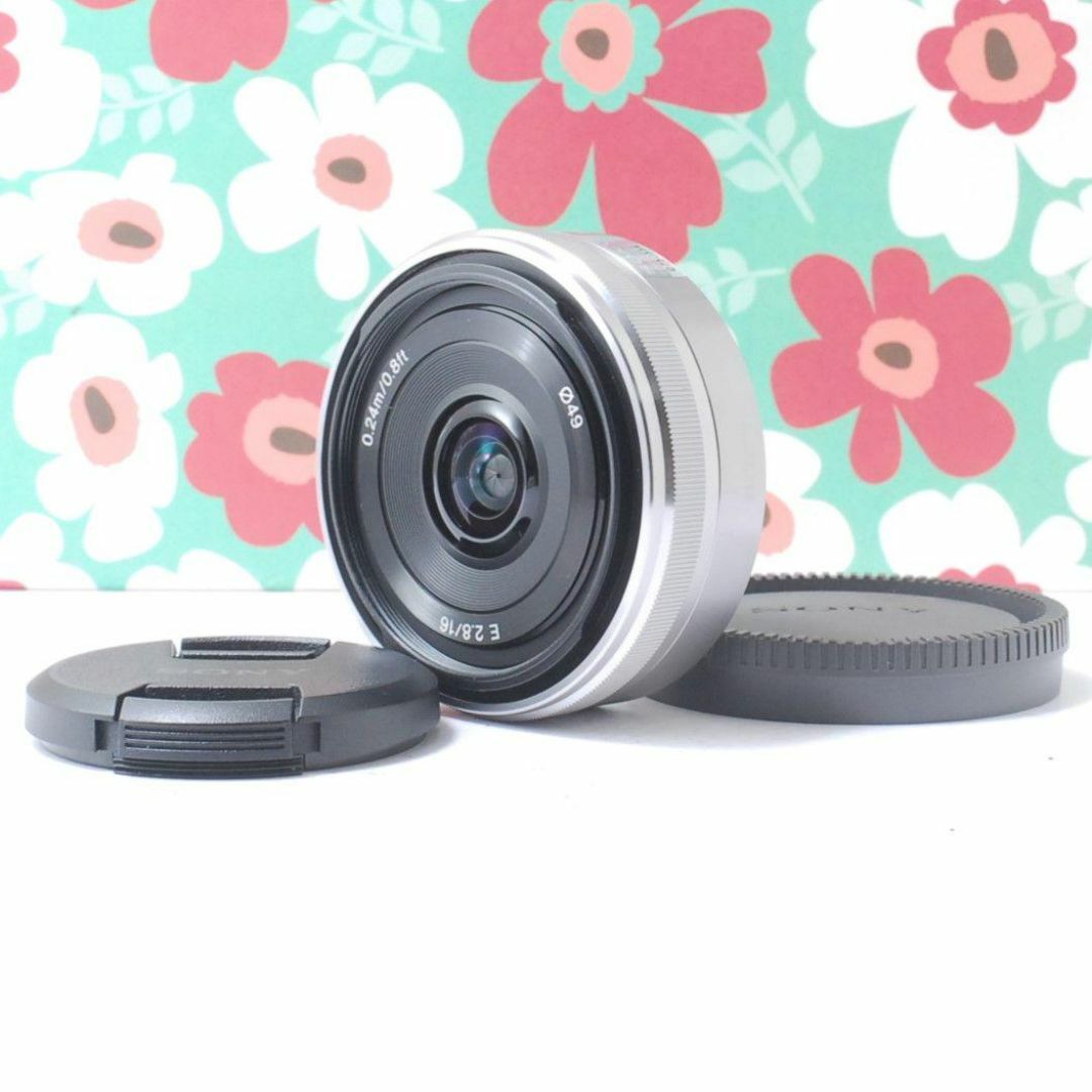 ❤SONY 単焦点 SEL16F28❤パンケーキレンズ Eマウント❤大人気❤️