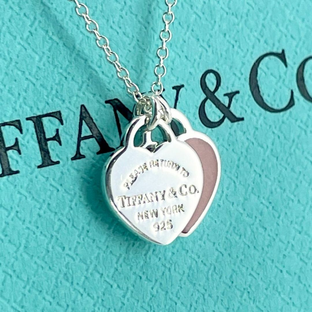 ティファニー リターントゥ ダブル ハート レッド ネックレス/24-1609S