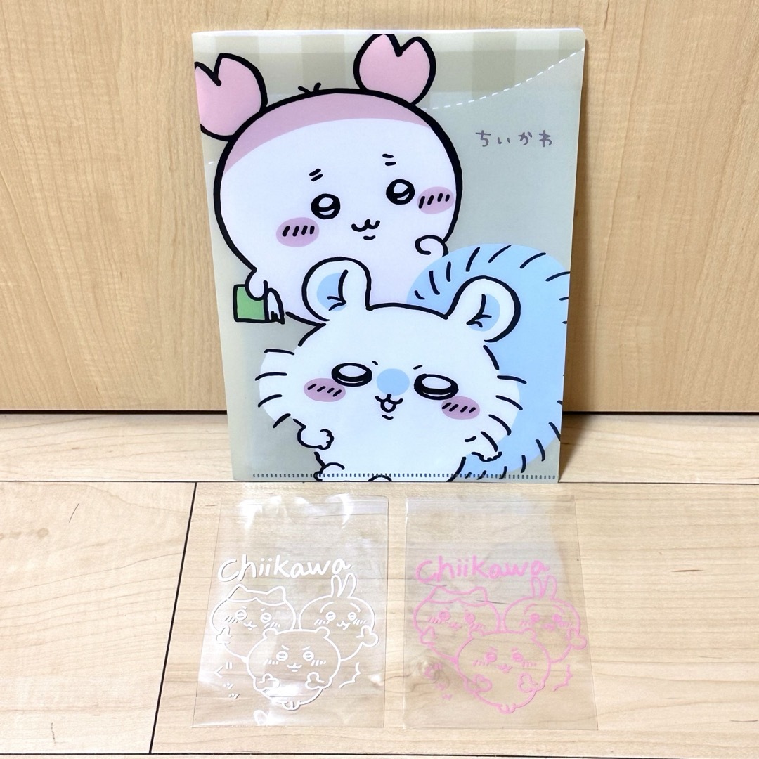 ちいかわ - ちいかわ - モモンガ&カニ 古本屋 クリアファイル&袋セット