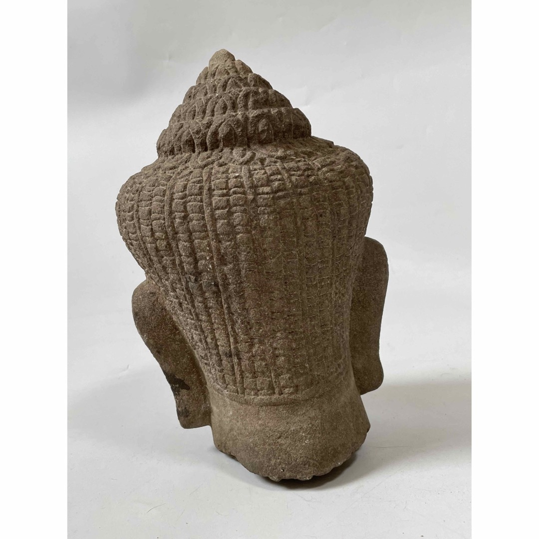 骨董 アンティーク クメール 仏頭 ブッダ Buddha head 仏像 石仏