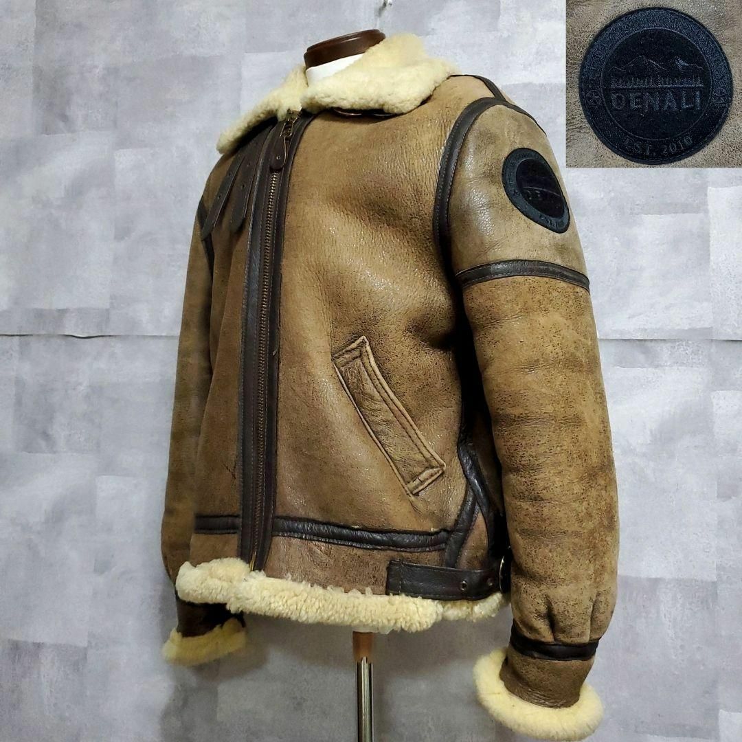 アウトレット 美品 ショット ムートン フライトジャケット B-3 ボア