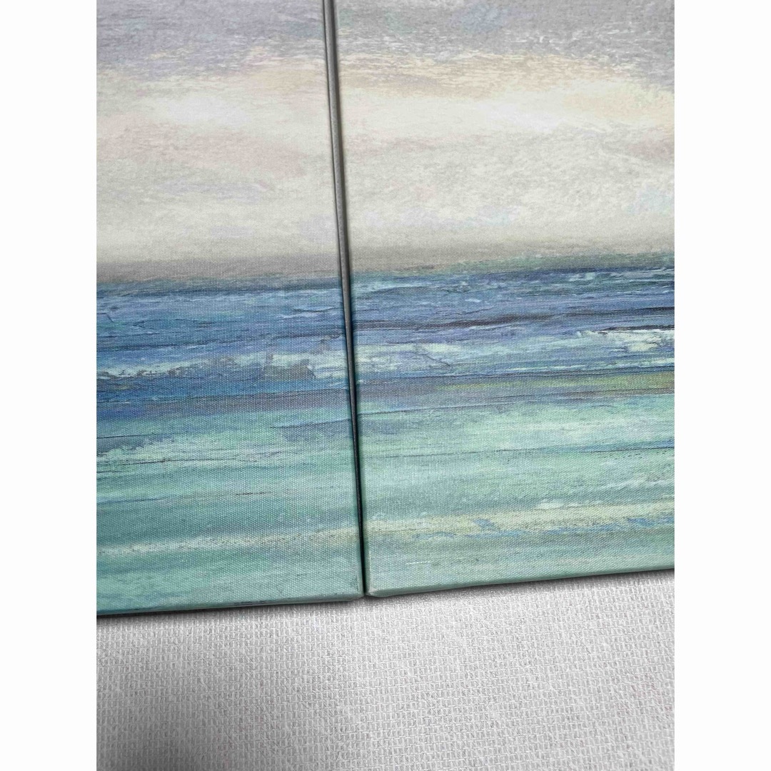 セット アート 海の絵 油絵キャンパス 絵 絵具 インテリア IKEA ZUNI