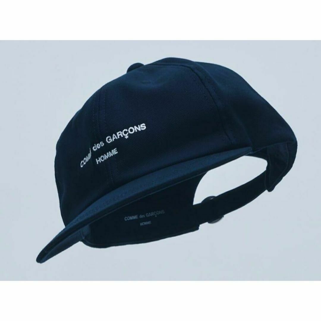 COMME des GARCONS HOMME LOGO CAPブラック