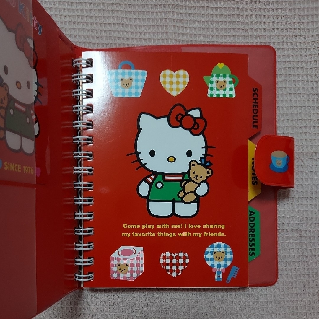 激レア！！】 平成レトロ！ハローキティ スケジュール帳 リスト 6穴