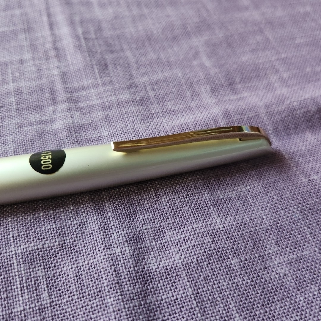 プラチナ PLATINUM 万年筆 ポケット 14K レトロ バイカラー 白の通販