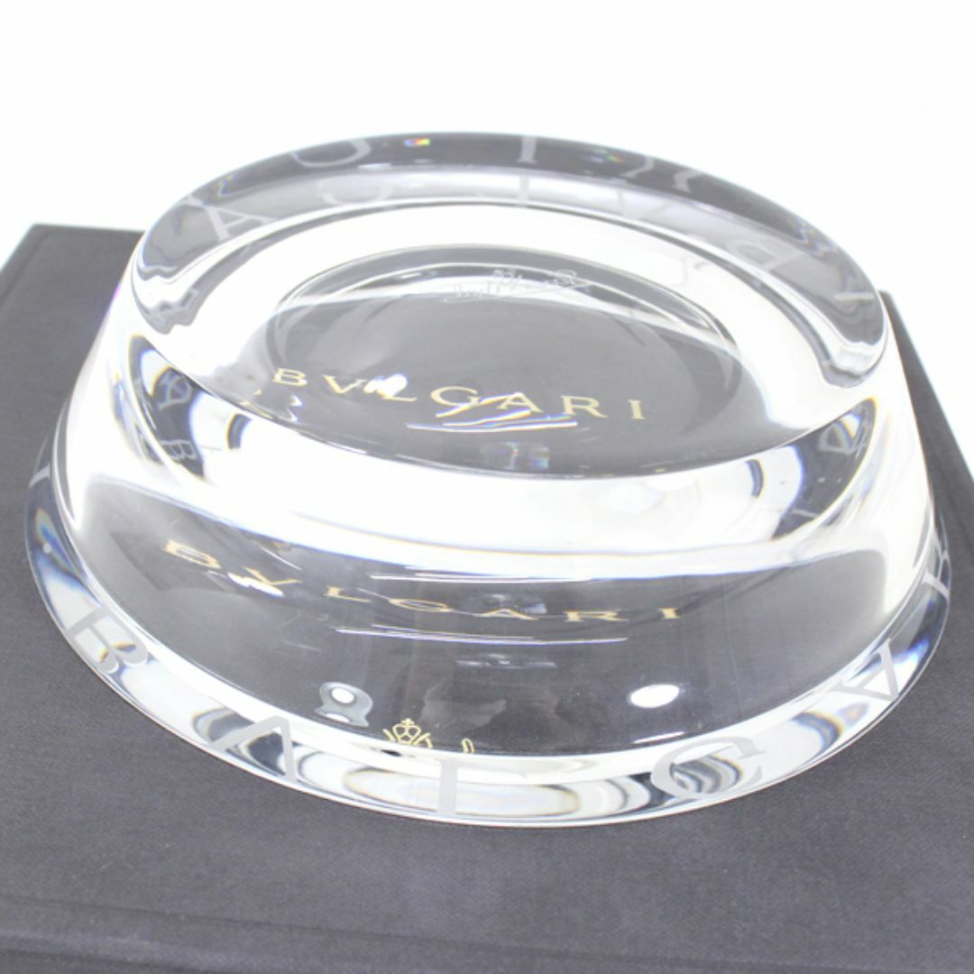 BVLGARI ローゼンタール 灰皿 大 インテリア ラージ クリスタルガラス
