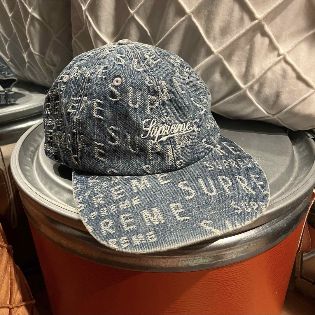 Supreme デニムキャップ ロゴ刺繍 【公式通販】