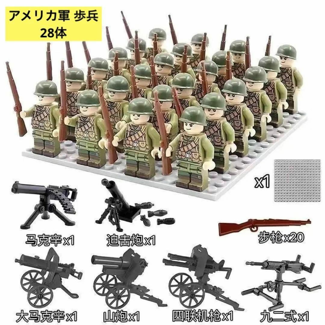 brickmania湾岸戦争アメリカ軍歩兵ミニフィグ5体セット