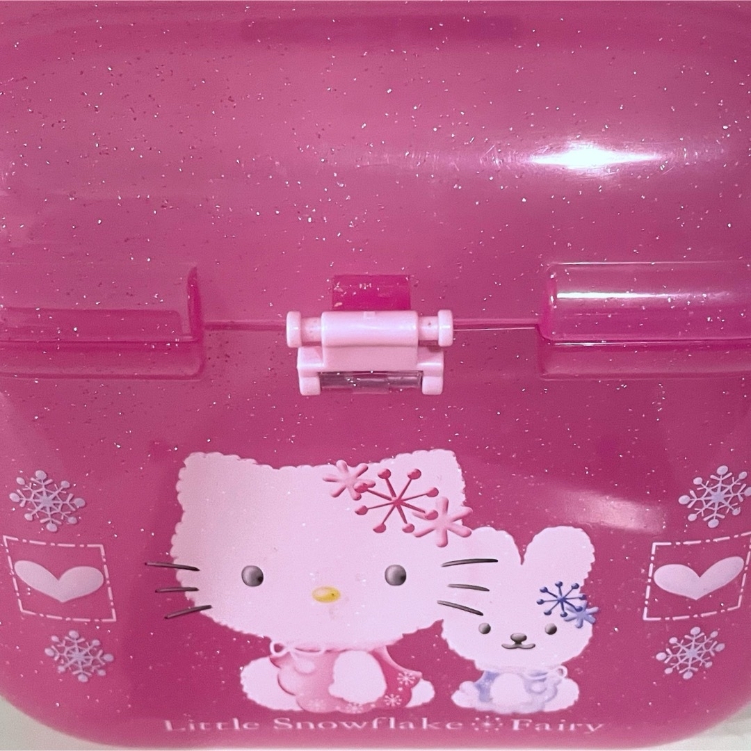 レア✨チャーミーキティ バニティケース 2005 レア ピンク ラメ 平成