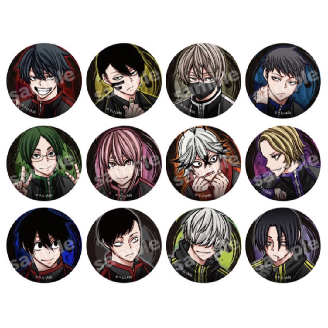 一ノ瀬四季 桃源暗鬼 缶バッジ 20個セット マンガ展 一ノ瀬四季 特装版