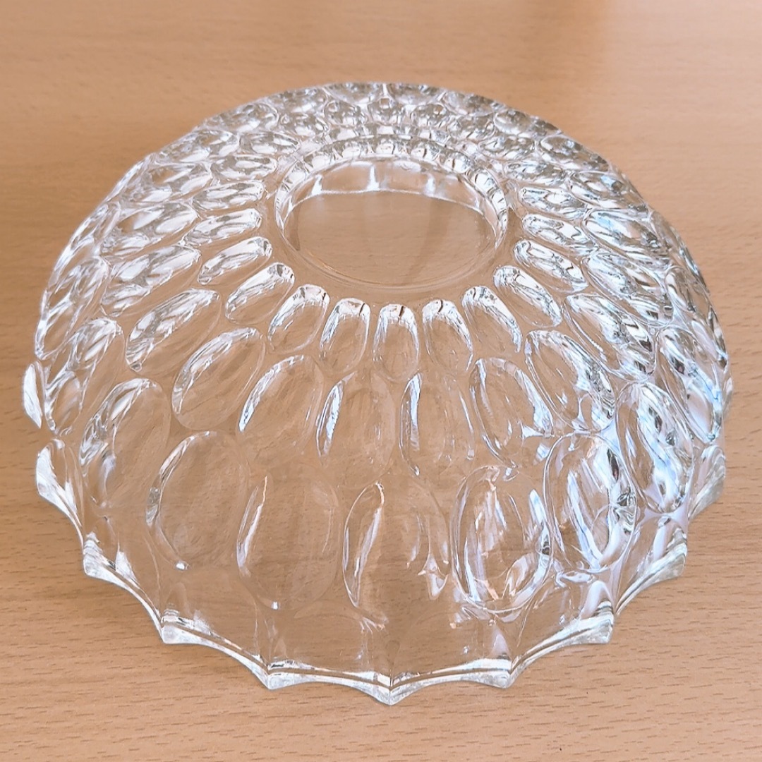 ボスポラスクリスタルボウル30.5cm 昭和レトロアンティーク