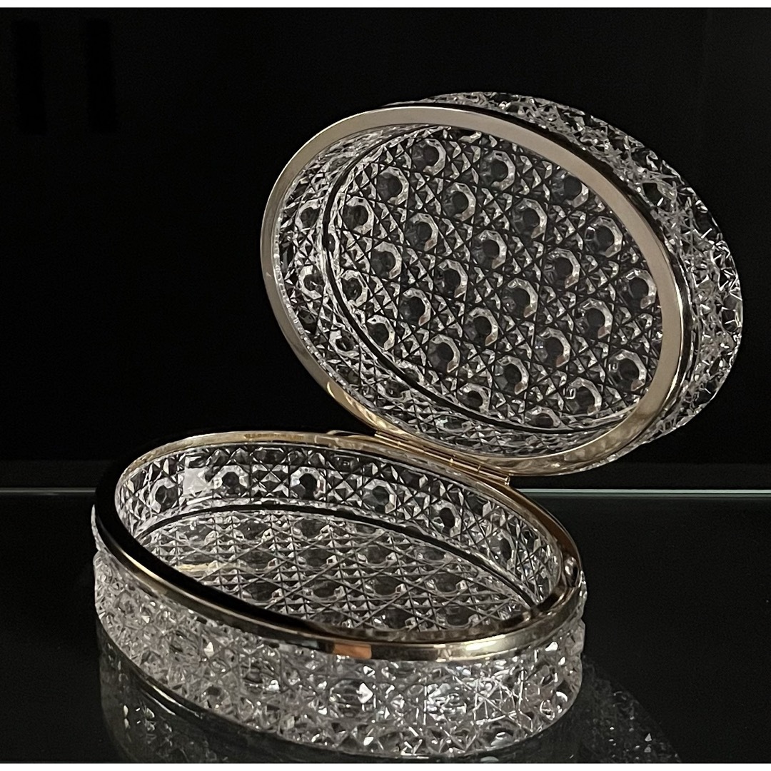 Baccarat バカラ/※1kgオーバー 大型 ジュエリーボックス ディアマン