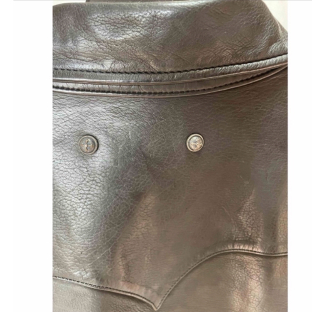 ISAMUKATAYAMA BACKLASH - BACKLASH レザージャケット ザライン T-003