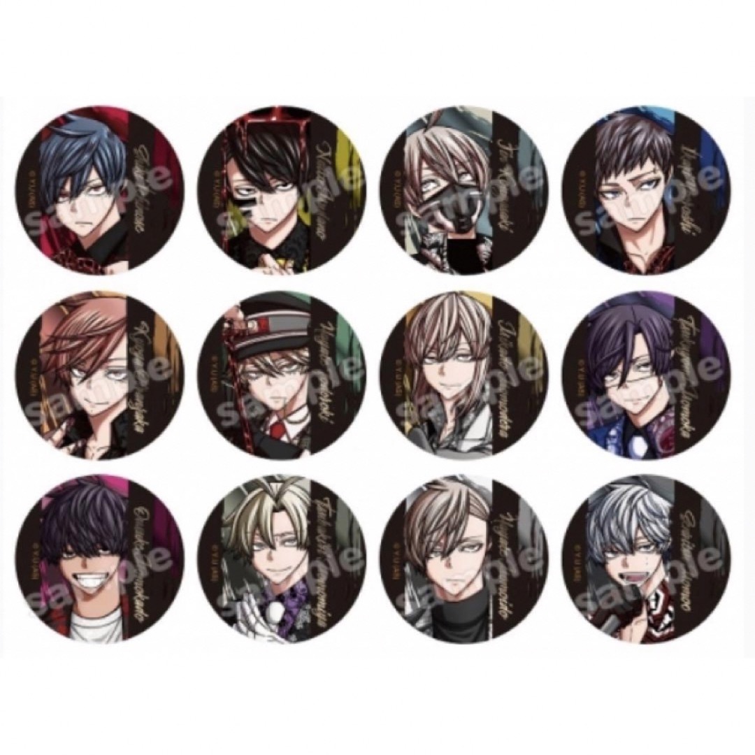 桃源暗鬼 桃角桜介 缶バッジ メイド 15個 桃源暗鬼 桃角桜介 マンガ展