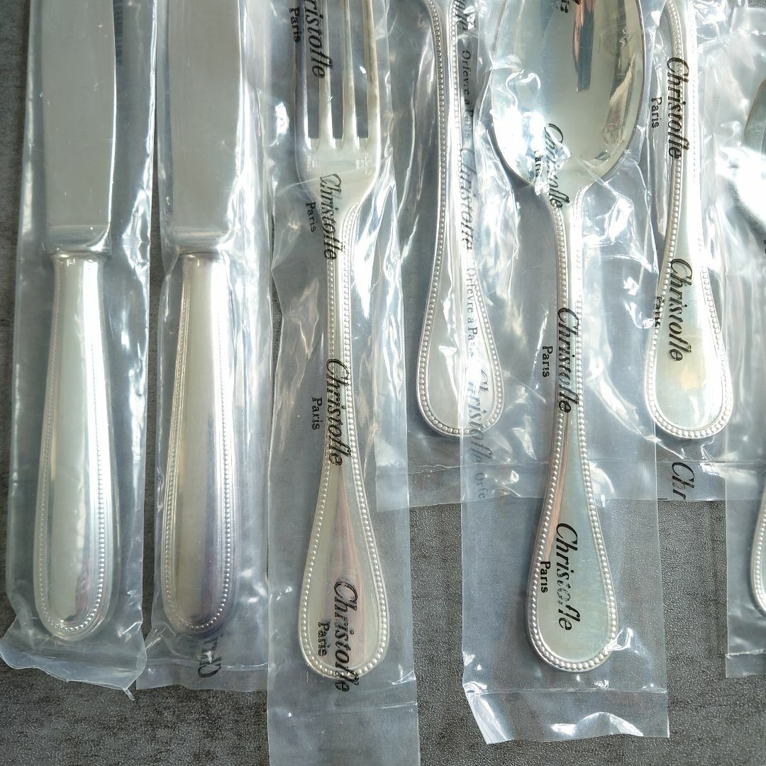 クリストフル 純銀製 スターリングシルバー 950製 調味料用 スプーン