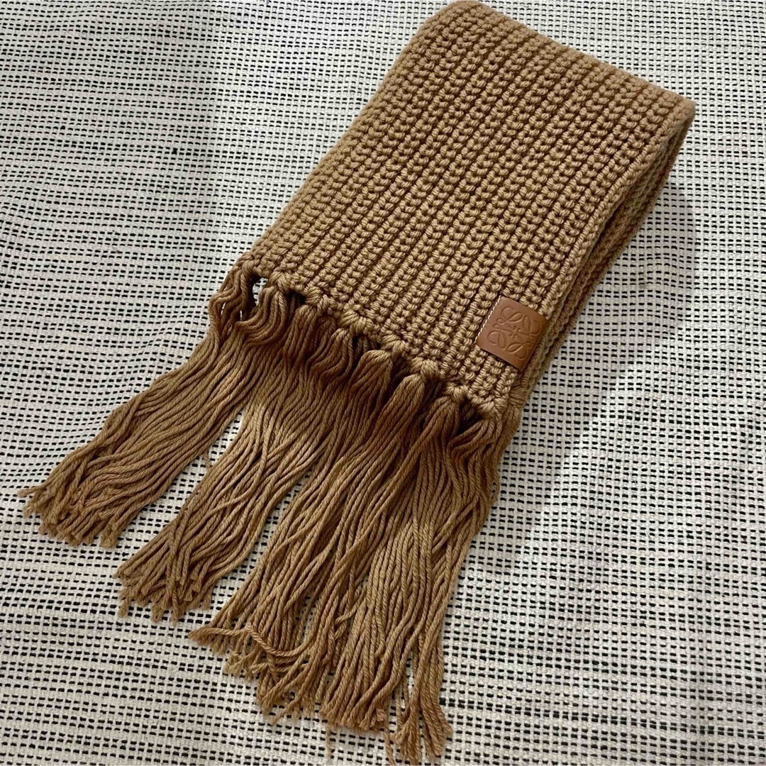 ロエベ LOEWE レディース マフラー/キャメル ライトブラウン系