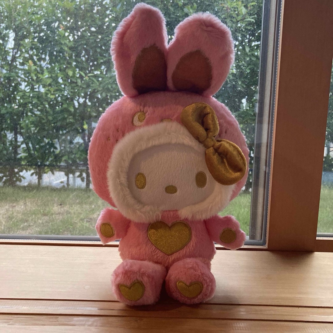 サンリオ ハローキティ 平成レトロ ぬいぐるみ サマー ハワイアン 花柄