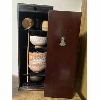 京焼き 茶道具セット 木製収納箱付き楽天市場】木製（茶道具セット
