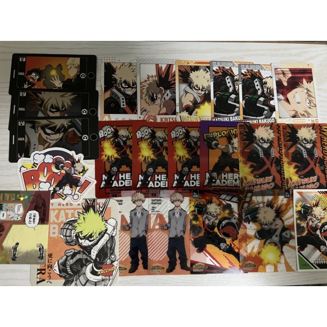 僕のヒーローアカデミア ヒロアカ 爆豪勝己 シール ステッカー 原作絵