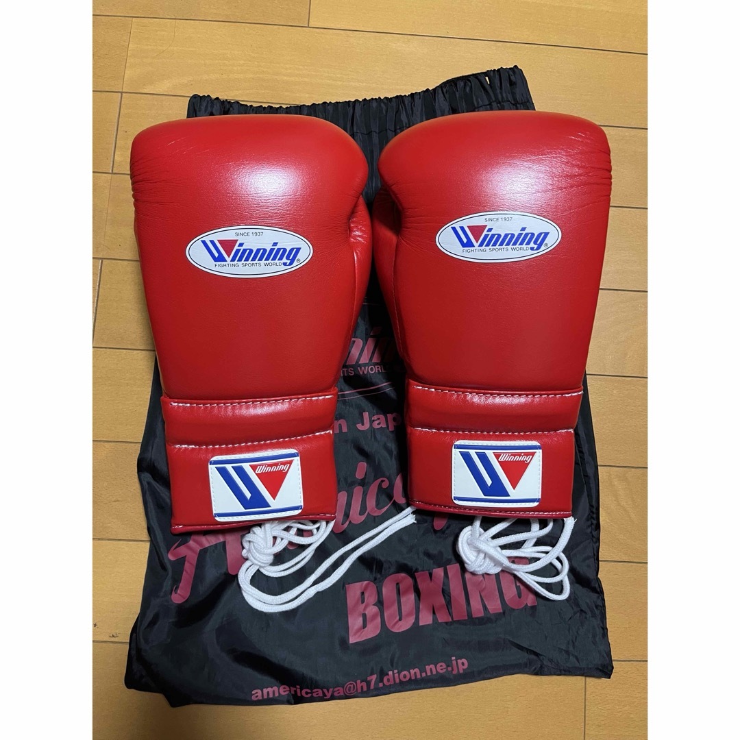 Winning ボクシンググローブ 14oz レッド ウイニング winning