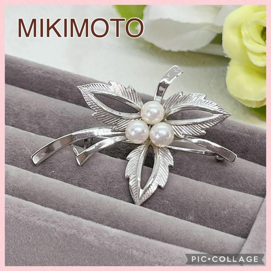 極美品✨MIKIMOTO ミキモトパールピンブローチコサージュ