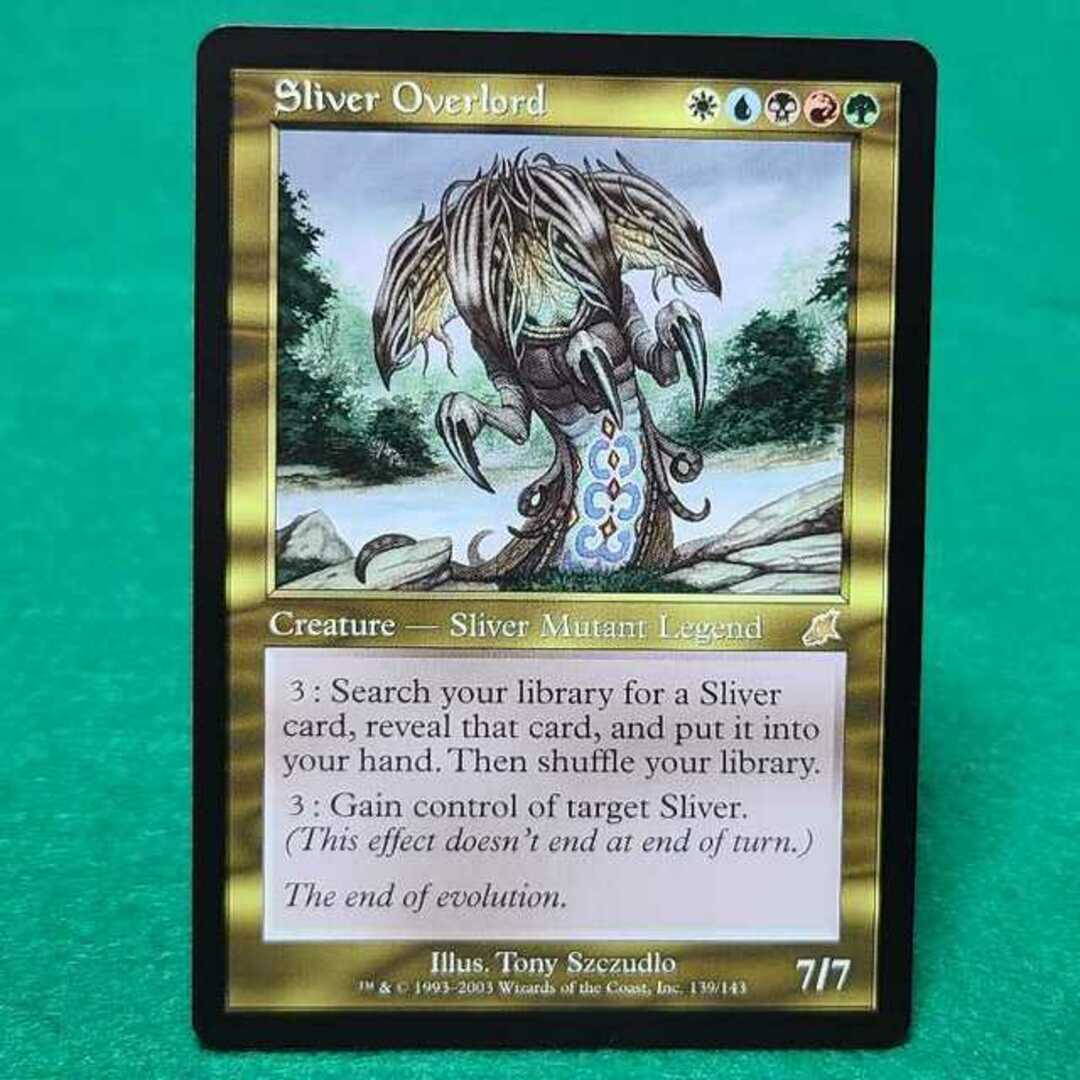 Foil】スリヴァーの首領 Sliver Overlord 英語 旧枠 初版スリヴァーの
