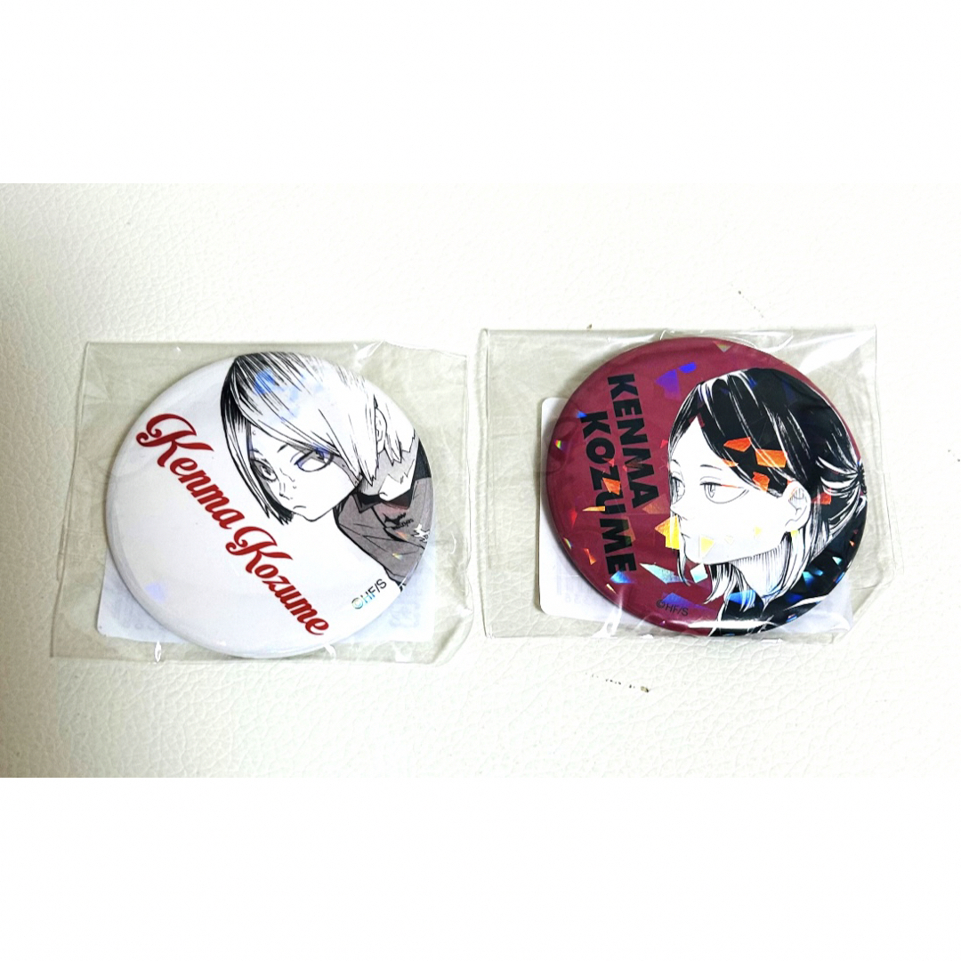 孤爪研磨 オールスター缶バッジ ハイキュー 音駒 オル缶 原画 大人 孤