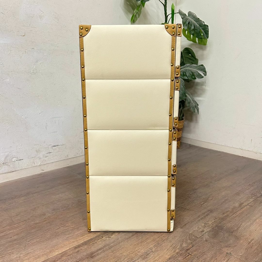 新品・未使用】チェスターシリーズ チェスト トランク風チェスト4段