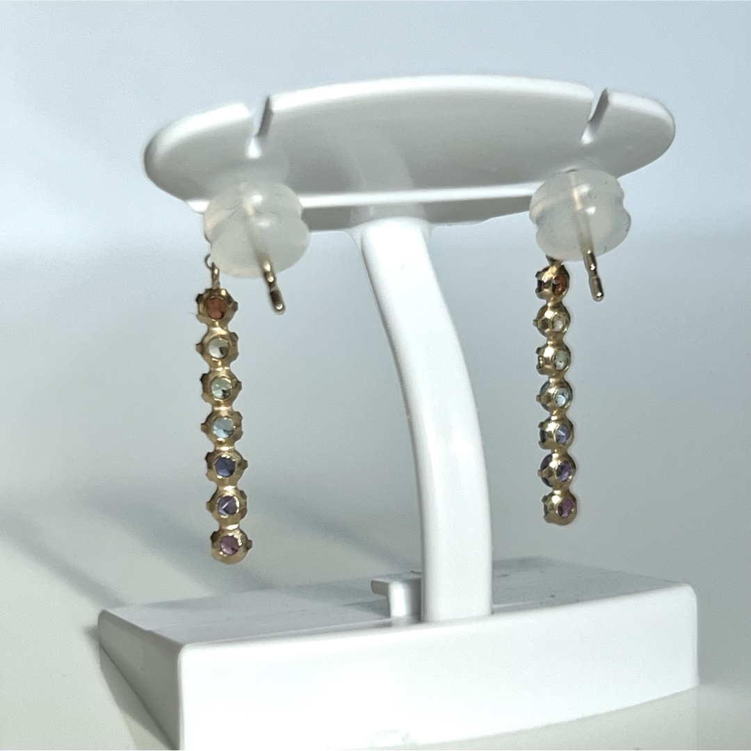 新品 k10 揺れる アミュレット 御守り ピアス 10金