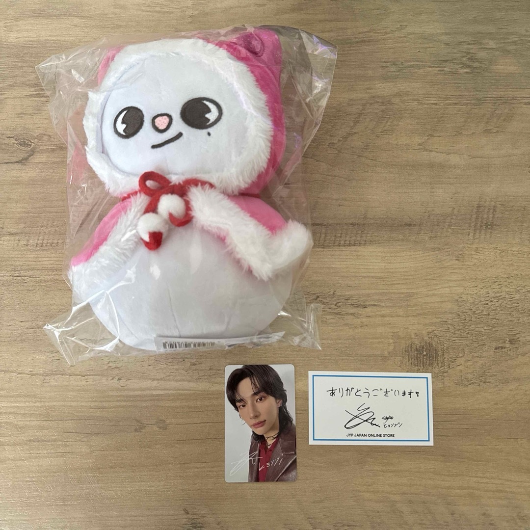 straykids hop 韓国ポップアップ 直筆サイン ヒョンジン ぬいぐるみ