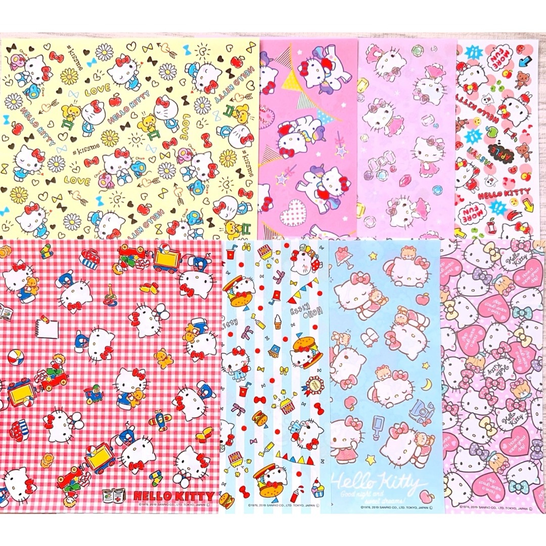 サンリオ - ハローキティ キキララ 各8柄入！千代紙 デザインペーパー