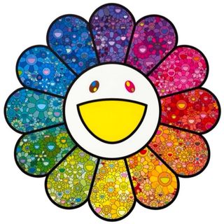 レインボーフラワーさん 村上隆の新作版画 限定100枚