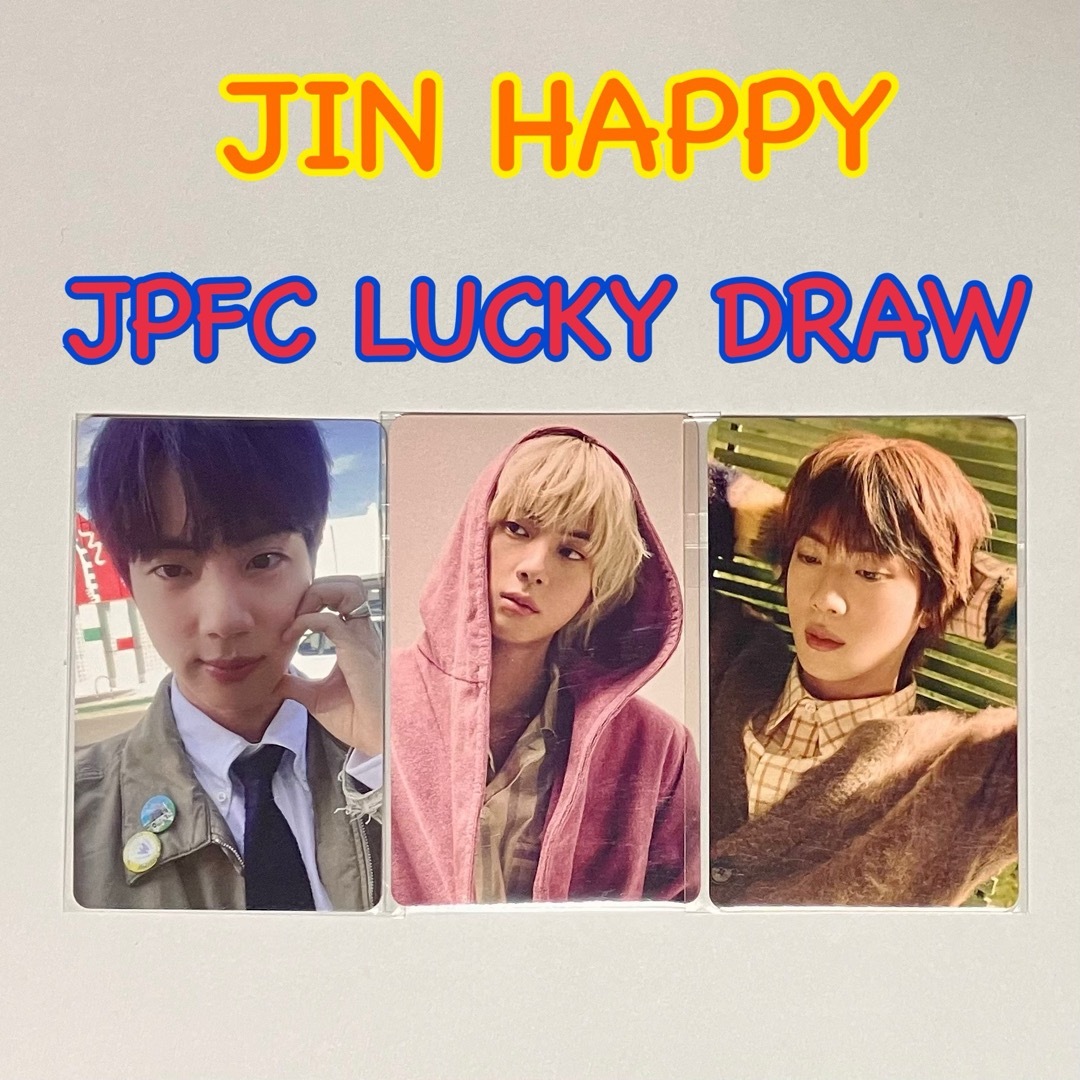BTS JIN ジン happy JPFC ラキドロ トレカ 10セット BTS JIN ジン