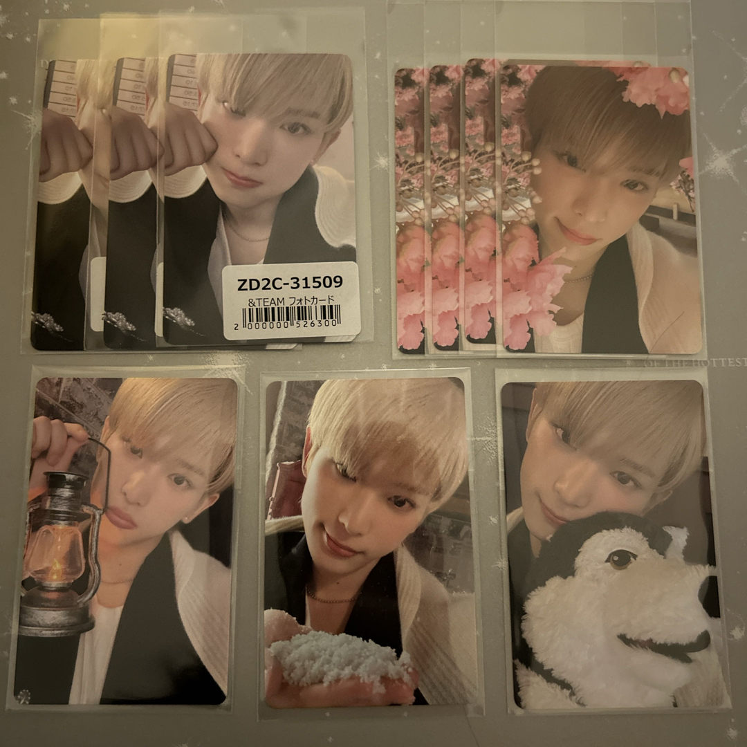 &TEAM D'ICON HARUA ハルア トレカ 雑誌 写真集 チェキ &TEAM D'ICON