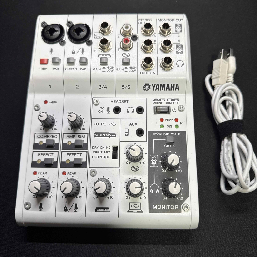 ヤマハ - YAMAHA AG06 オーディオインターフェイスの通販 by yu's shop