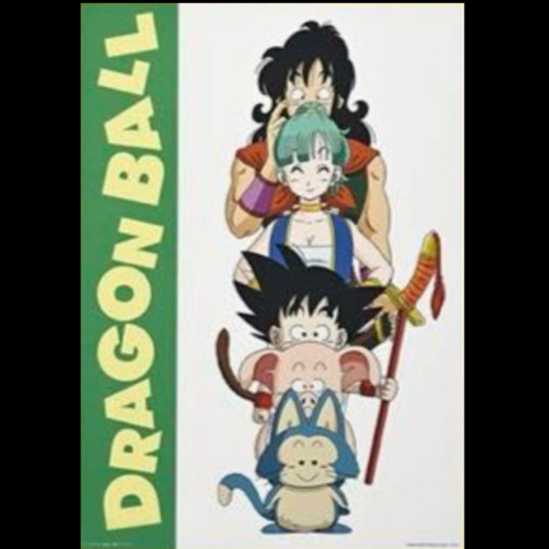 ドラゴンボール ブルマと悟空 アートポスター(プラ製) 鳥山明