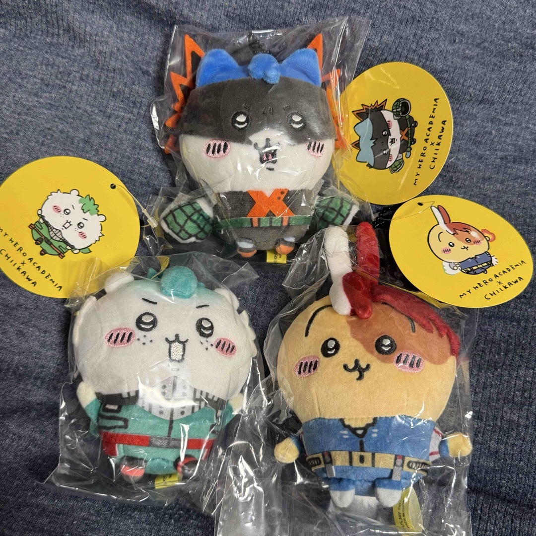 ヒロアカ×ちいかわ ぬいぐるみS 3点セット ヒロアカ×ちいかわの期間
