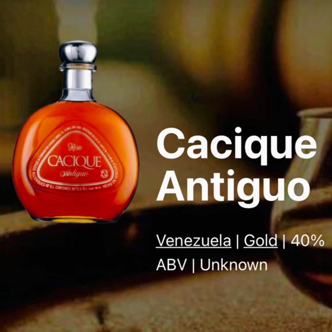 Cacique Antiguo Rum 40% カシケ ラム酒 アンティーク