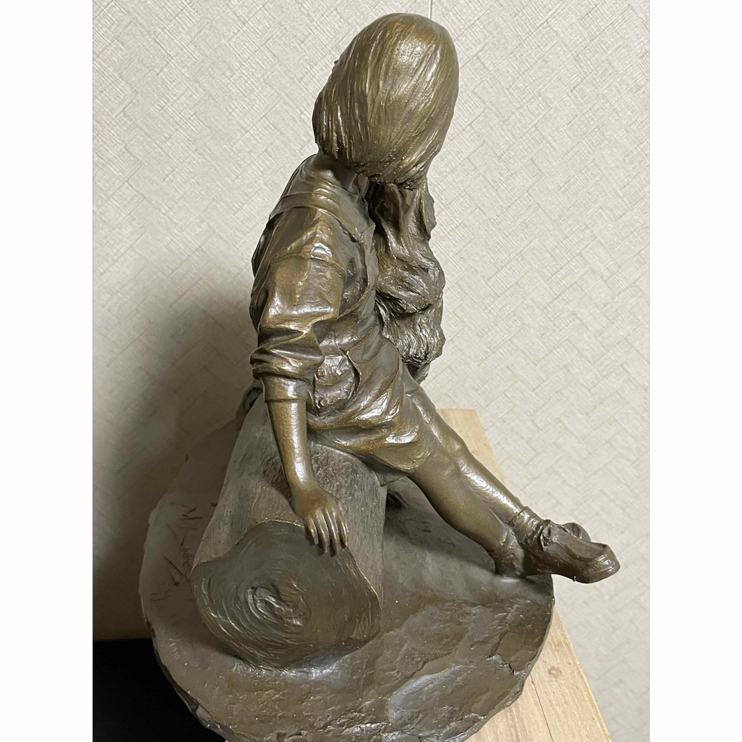 ⭐️大道寺光弘⭐️ブロンズ像 FRIENDS フレンズいつまでも一緒 犬