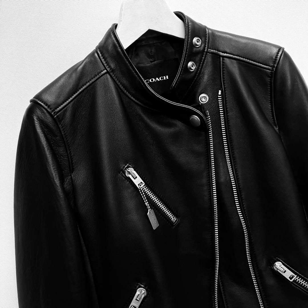 COACH - ☆新品未使用☆送料込 COACH ラムレザー ライダースジャケット
