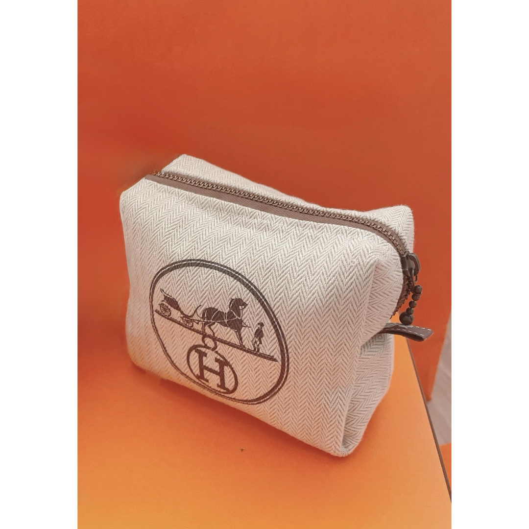 エルメス 巾着 保存袋 2枚 HERMES - エルメス 巾着袋 保存袋 2枚セットの