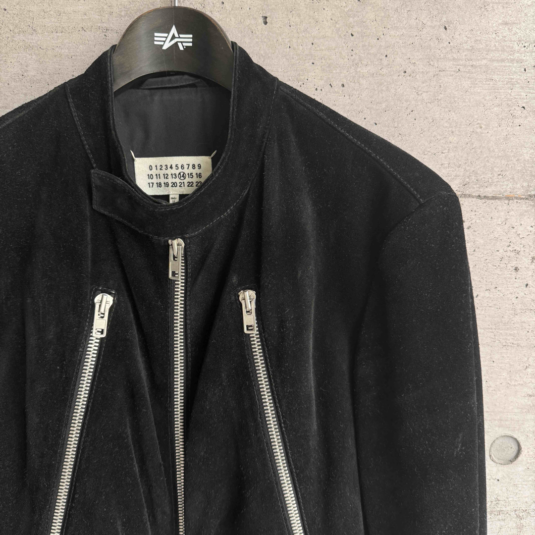 マルタンマルジェラ 05AW スエード ハの字 八の字 ライダース