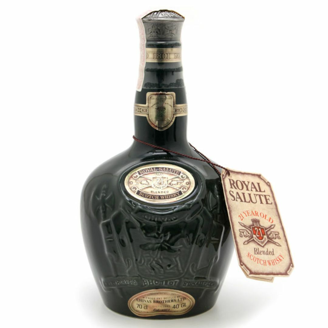 4色セット】ウイスキー ロイヤルサルート21年 陶器 赤 青 緑 茶 希少 【4色